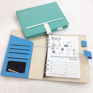 Cuaderno organizador de agenda <span class=keywords><strong>A5</strong></span> con texto de impresión personalizado, cuaderno de hojas sueltas - Product Image 2
