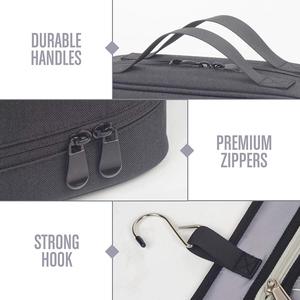 De Viaje impermeable bolsa de aseo de maquillaje personalizada colgante bolsa de cosméticos para los hombres y las mujeres - Product Image 4