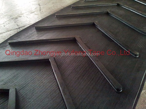Kimyasal gübre fabrikası çimento çelikhane için desen konveyör bant naylon EP cement kauçuk bant konveyör - Product Image 4