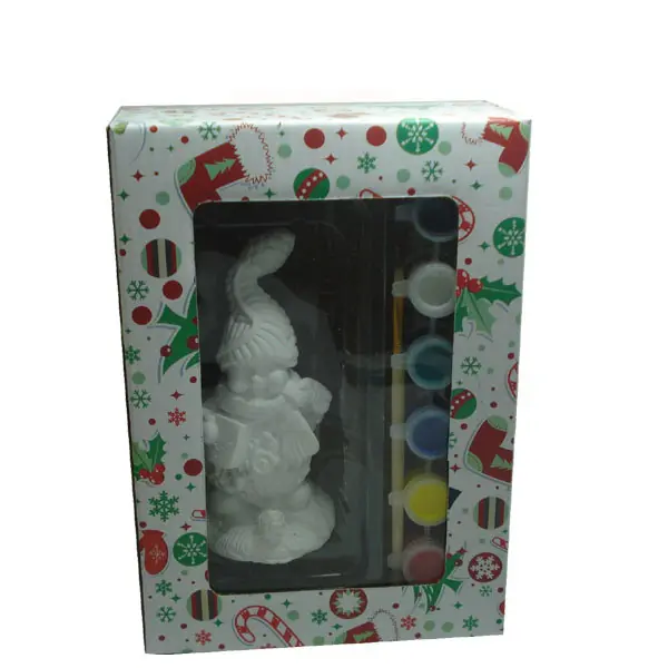 Неглазурованное Рождественское украшение на заказ, белый керамический бисквит