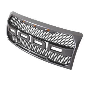 Kits <span class=keywords><strong>de</strong></span> carrosserie <span class=keywords><strong>Grille</strong></span> <span class=keywords><strong>de</strong></span> radiateur supérieure avant Parrilla Grid Fit for ford F150 2009 - 2014 - Product Image 2
