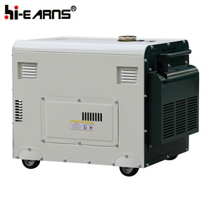 6KW 7KW 60HZ 110V 220V Single Cylinder Silent Diesel <span class=keywords><strong>Generator</strong></span> Cho Ánh Sáng TV Máy Tính - Product Image 5