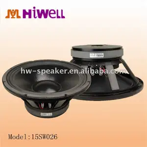 15 인치 NEXO LS-500 시리즈 600W RMS 서브 우퍼 스피커