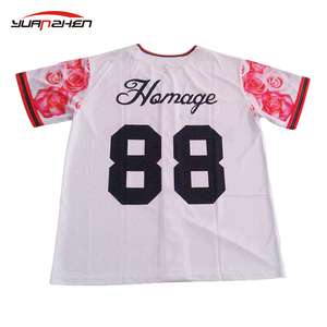 Al por mayor por encargo cualquier <span class=keywords><strong>edad</strong></span> y color slim fit button up béisbol sublimación camiseta - Product Image 6