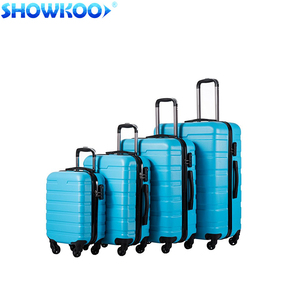4 pcs chariot dur cas ABS ensembles de bagages chariot valise sac ensembles - Product Image 1