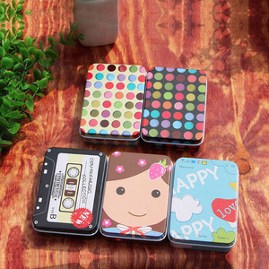 Various patterns 90*65*25mm jewellery sweets waterproof vintage <strong>tea</strong> cake cookies small custom metal <strong>box</strong> - Product Image 4