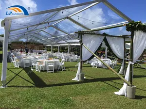 10 m di lusso trasparente della copertura marquee tenda per eventi festa di nozze