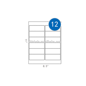 <span class=keywords><strong>4</strong></span> "x <span class=keywords><strong>1</strong></span>.<span class=keywords><strong>5</strong></span>" por <span class=keywords><strong>disquete</strong></span> etiqueta 12 up autoadhesivo etiqueta A4 etiqueta - Product Image 1