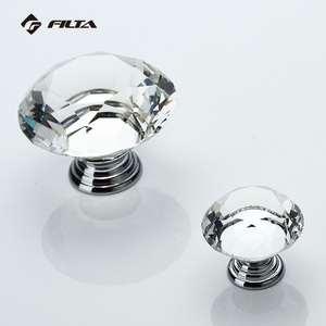 1562 <strong>Crystal</strong> Furniture Decorative Drawer Round Kitchen <strong>Knobs</strong> - Product Image 6