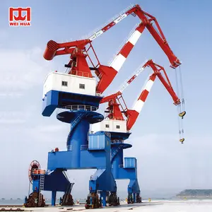 MQ Model Four Link Jib Type Hydraulic Telescopic Offshore marine Container Portal gantry harbor crane