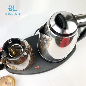 Superior 360 Degree Rotational Base Cordless <strong>Electric</strong> Kettle Stainless Steel Tray Set with Coffee <strong>Pot</strong> <strong>Tea</strong> <strong>Pot</strong> for Household Use - Product Image 3