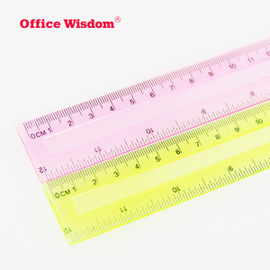 Regla de Plástico de 30 cm, Regla Recta Colorida de 12 Pulgadas, Transparente, de Diferentes Diseños, para Dibujo y Manualidades - Product Image 3