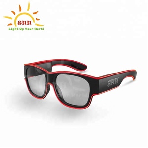 Haute Qualité <span class=keywords><strong>EL</strong></span> Fil Lumière USB Lunettes Nouvelle Tendance À La Mode lunettes de Soleil Pour Le Parti et Événements - Product Image 2