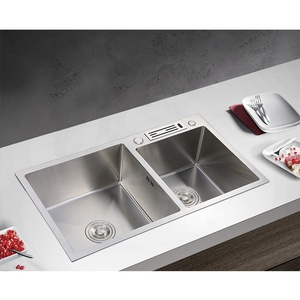Blanc Premium 304 <span class=keywords><strong>Lavabo</strong></span> À Main En Acier inoxydable <span class=keywords><strong>Cuisine</strong></span> Chine Avec Accessoires - Product Image 4