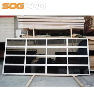 Floding Lift Up 9X8 Glass Garage Door Khung Nhôm Cửa Kính Cách Nhiệt