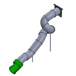 Aangepaste Kinderen Glijbaan Outdoor Plastic Materiaal Achtertuin Kids <span class=keywords><strong>Slide</strong></span> - Product Image 5