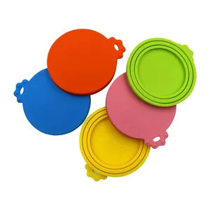 Hot Sales Reusable Silicone Food Bowl Can Cover / Storage Tin Cap Lid