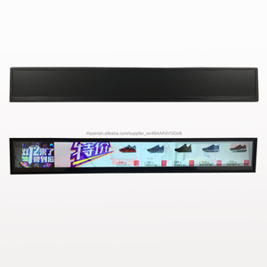 Amplia <span class=keywords><strong>tienda</strong></span> de abarrotes, anuncios digitales electrónicos, 6.85 * 3 pulgadas, pantalla LCD de borde de estante - Product Image 3