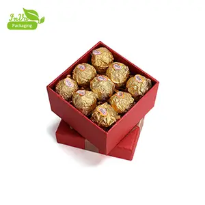 Regalo de lujo personalizados cajas de embalaje caja de regalo de chocolate