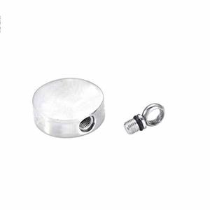 Cremation Jewelry Round Pendant <strong>Necklace</strong> for Ashes -Memorial Urn <strong>Necklace</strong> <strong>Sympathy</strong> Gift - Product Image 2
