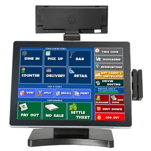 Pos computer/pos-systeem kassa met 80mm pos printer kassalade voor retail