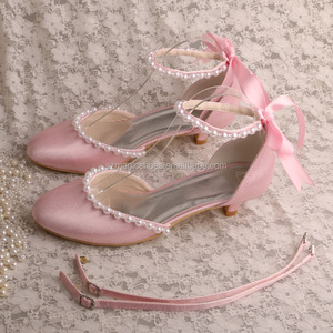 Wedopus <strong>Kitten</strong> <strong>Heel</strong> Wedding <strong>Shoes</strong> Bridal - Product Image 5