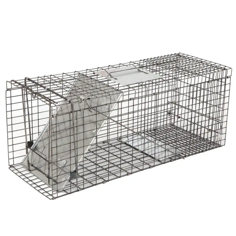 32 "X 12" X 12 "cattura e rilascio gabbia per roditori umani per conigli gatto randagio scoiattolo trappola per animali vivi