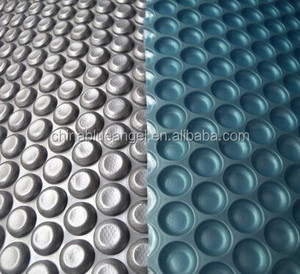 Couverture de piscine bleue argentée de haute qualité, couverture solaire automatique pour piscine en mousse à bulles - Product Image 2
