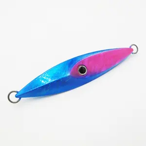 LF186 Lead Fish Wholesale 80g/100g/150g/200g/250g/300g Artificial Bait Slow Jig Luminous Jigging Lure