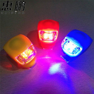 Fabbrica all'ingrosso Silicone impermeabile Multi-colori bicicletta Led <span class=keywords><strong>faro</strong></span> <span class=keywords><strong>bici</strong></span> e fanale posteriore luci Mountain Bike - Product Image 6