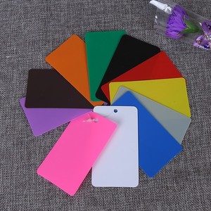 logo printing color plastic pvc hang tag for garment