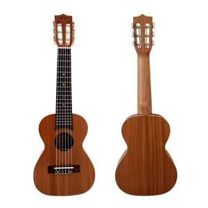 Prix de gros, marque Aiersi, OEM, petite guitare-ukulélé de 28 pouces, 6 cordes, ukulélé hawaïen, instruments de musique à vendre - Product Image 1