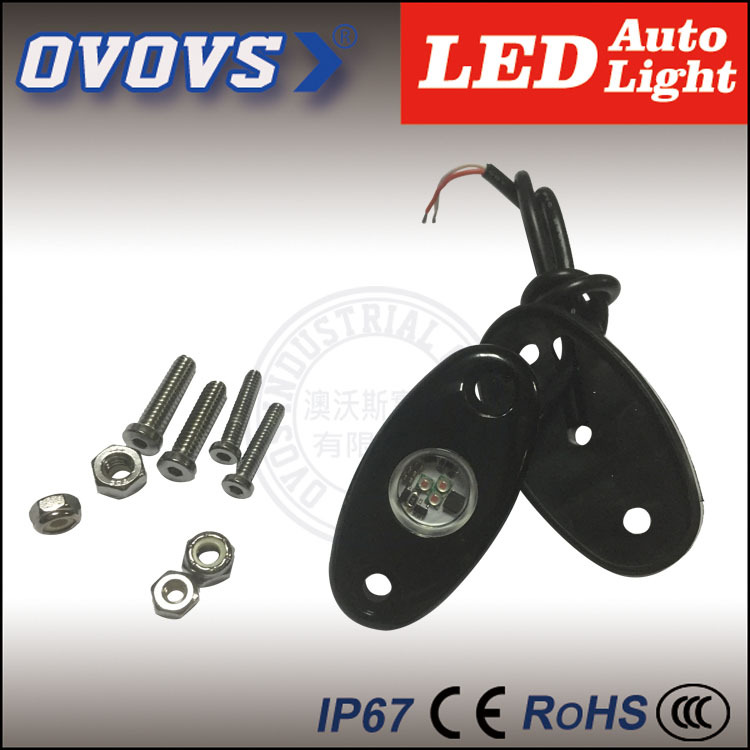 Roca OVOVS Impermeable Mini 2 ''9 W LED Luz auto Led Bajo Luces Del Coche para el Carro Auto J-EEP Off carretera 4x4