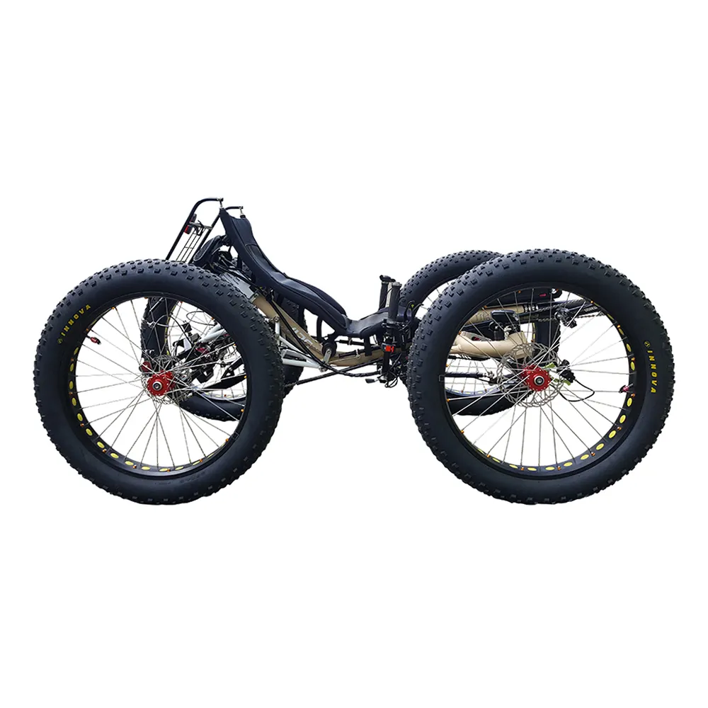 Bicicleta personalizada 4x4, controle remoto, 500w, motor off-road, 4 rodas, pneu gordo elétrico, resistente, aventura, quad preço