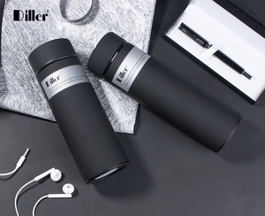 Diller logotipo personalizado portátil Theomos colorido botella de vacío con filtro de té - Product Image 3