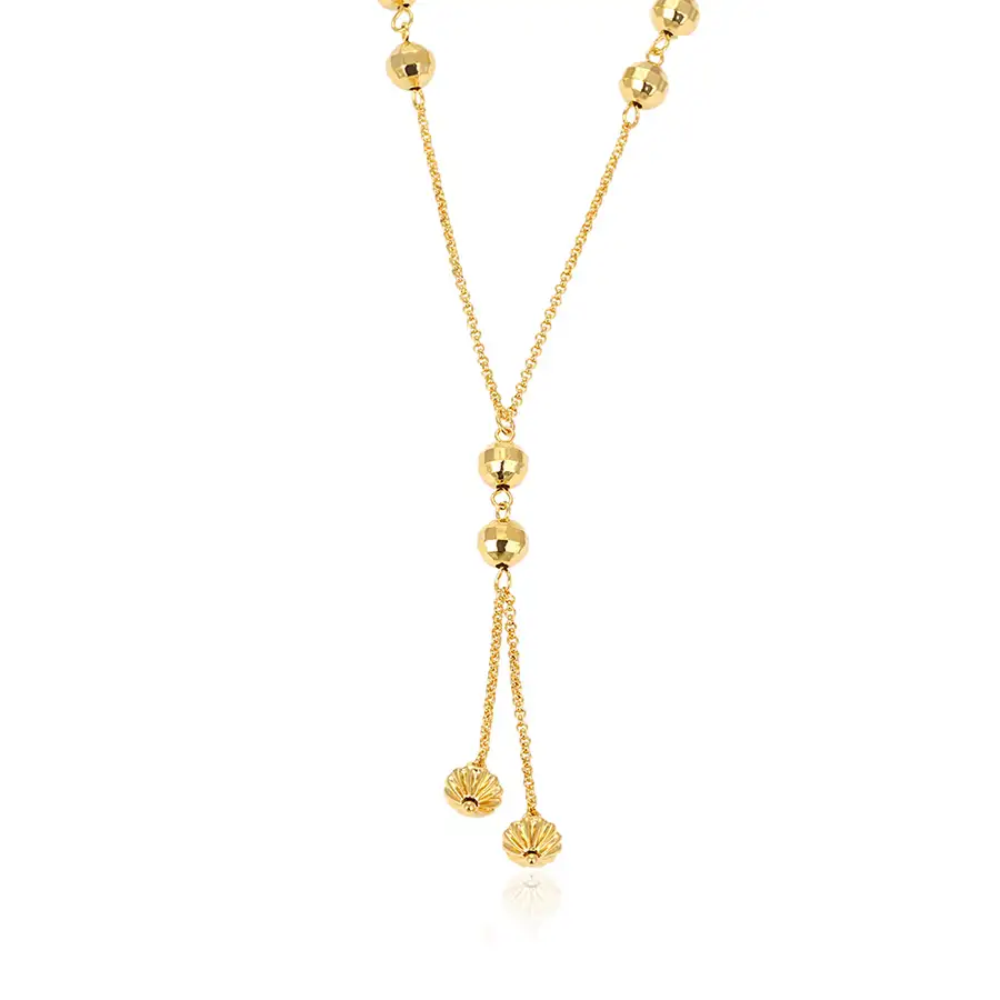 43372 xuping 24k chapado en oro nuevo diseño de cuentas de cadena de collar para las mujeres