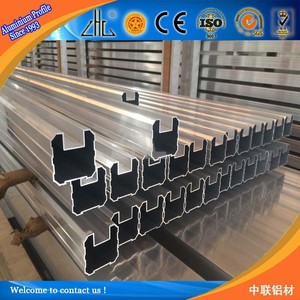 Pasamanos de forma ovalada de extrusión de aluminio, perfil de 6061, carril de tubo ovalado extruido de aluminio OEM para bacony - Product Image 2