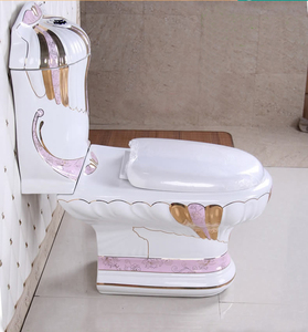 <span class=keywords><strong>Inodoro</strong></span> de Dos Piezas KD-T001C, Diseño Dorado de Lujo, Cerámica, para Hotel, Hogar, Baño, Diseño <span class=keywords><strong>Vintage</strong></span> - Product Image 4