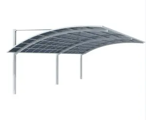Puerto de diseño de cobertizo de coche UV refugio de lluvia de automóvil garaje carport