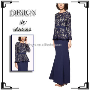 Elegant Lace Design Baju Kurung Moden Muslim Ladies Dresses Fashion Elegant Lace Design Baju Kurung Moden Muslim Ladies Dresses Fashion Suppliers And Manufacturers At Alibaba Com