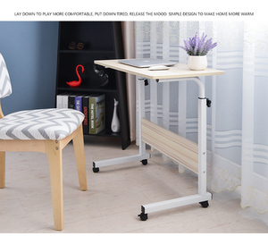 작업 및 공부 거실 가구 머리맡 높이 조정 사무실 책상 노트북 책상 - Product Image 4