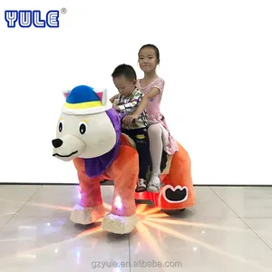 Electric kiddie ride on zoo safari ride outdoor game walking animal rides on sale