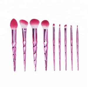 9 Stück Creative Fashion Kosmetik pinsel Kristall Make-up Pinsel Set