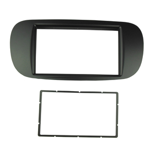 Mascherina Autoradio Doppio DIN per <span class=keywords><strong>Fiat</strong></span> 500 2007+ Kit Cornice Adattatore per Installazione Stereo - Product Image 1