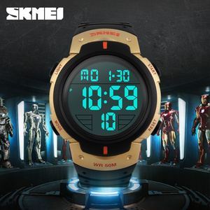 Alibaba Champion Montres <span class=keywords><strong>Skmei</strong></span> <span class=keywords><strong>1068</strong></span> Montre chronographe 5ATM Résistant À L'eau Sport Hommes Montre - Product Image 5