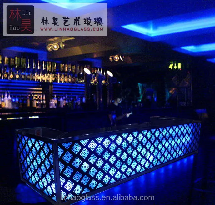 commercial bar counters design, glass bar counter for sale