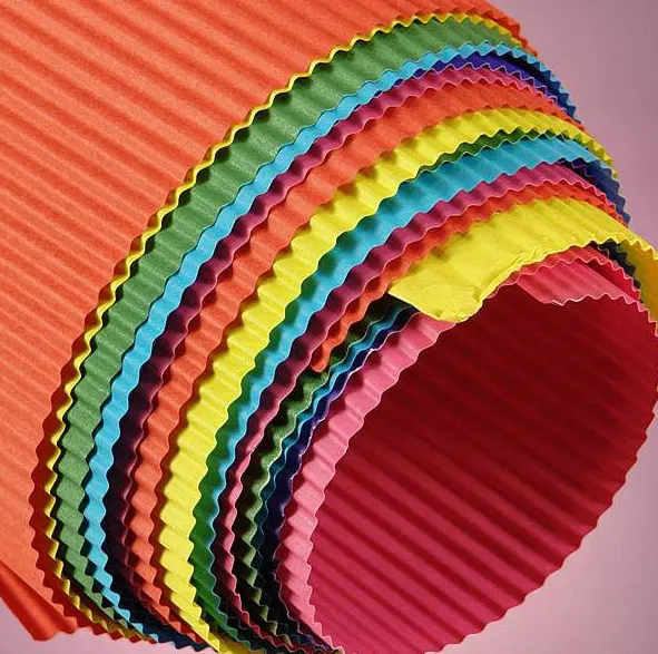 Tiras de papelão cordado/diy papel item de cor rolado