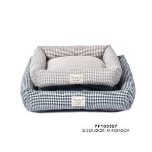 Wholesale 56x37x36 Linen Fabric Fleece Cotton Plush Oxford <strong>Big</strong> Luxury Pet Soft <strong>Dog</strong> <strong>Bed</strong> - Product Image 1