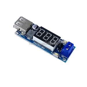 Module d'alimentation artsu, voltmètre de batterie pour voiture, avec chargeur USB 5V, 2a - Product Image 1