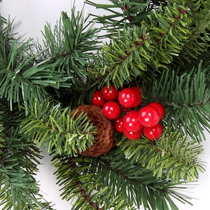 UMIND personnalisé prix usine décorations <span class=keywords><strong>de</strong></span> noël 50cm <span class=keywords><strong>couronne</strong></span> <span class=keywords><strong>de</strong></span> noël artificielle commerciale pour la décoration <span class=keywords><strong>de</strong></span> noël - Product Image 3